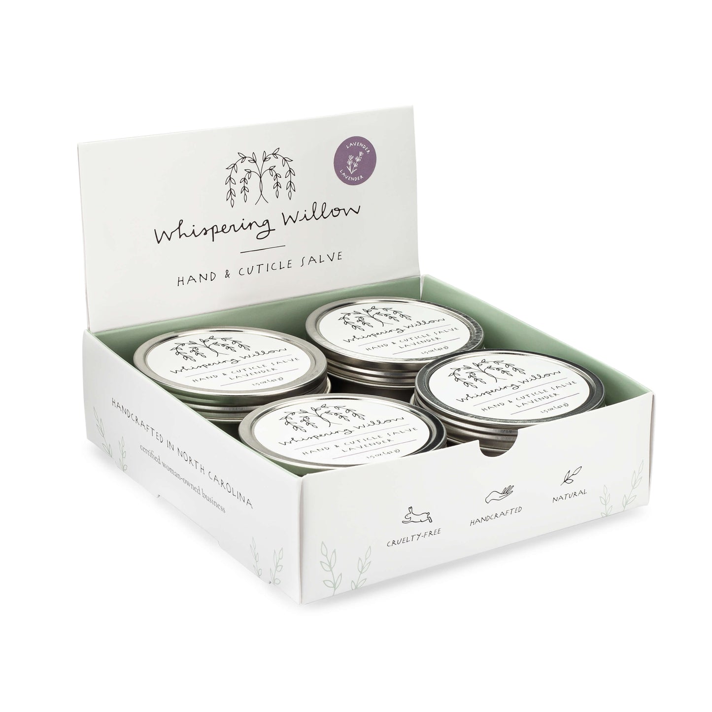 Whispering Willow - Hand & Cuticle Salve - Lemongrass