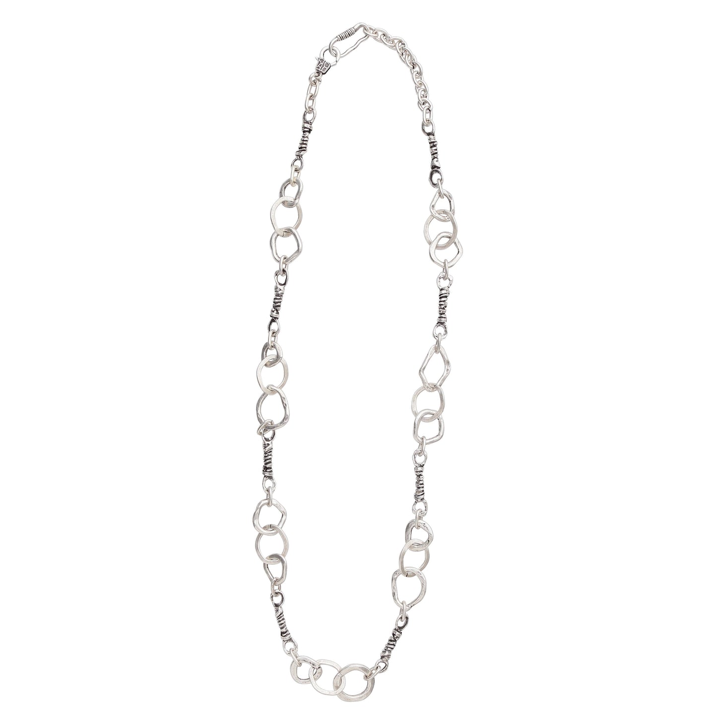 Chanour - Handmade Chain Pewter Necklace - 3993