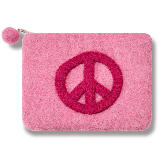 BNB Crafts Inc. - Peace Design Coin Purse: Pink