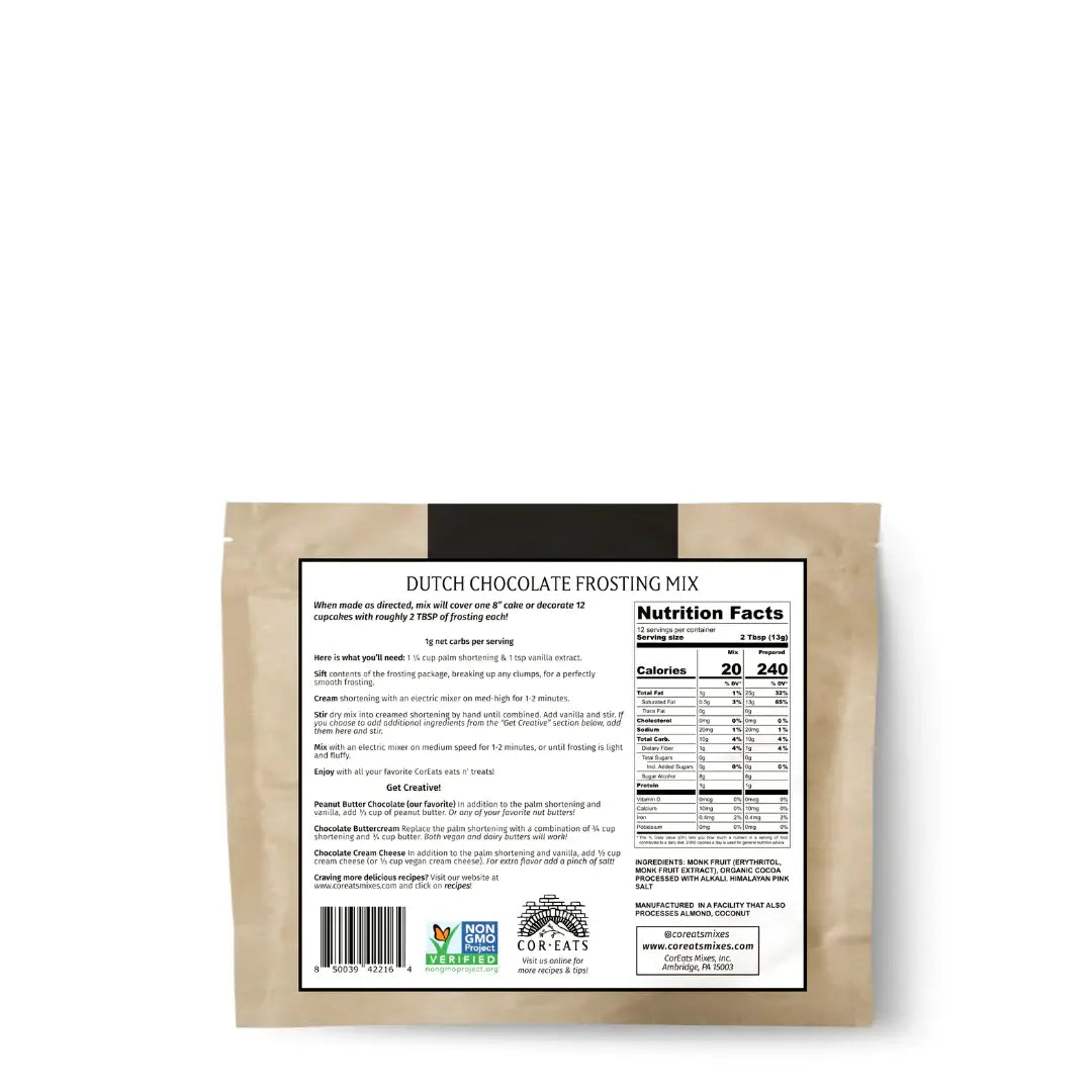 CorEats Mixes, Inc. - Dutch Chocolate Frosting Mix