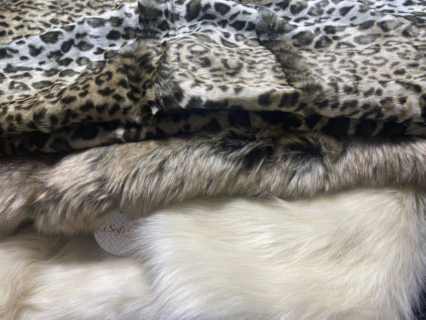 A Soft Idea - 3718 - Leopard Print Faux Fur Throw: Leopard / 50"x60"