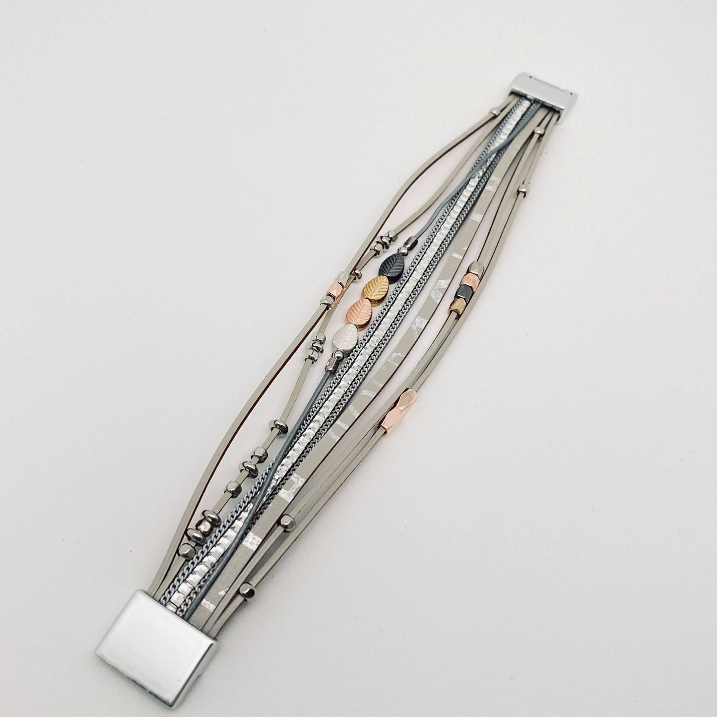 Mio Queena - Bohemian Style Leather Multi-Layer Bracelet Bangle - BJ/LB: 1