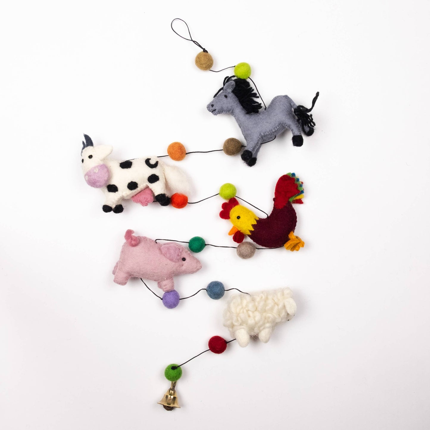 The Winding Road - Garland - Farm Animals - Wall Decor