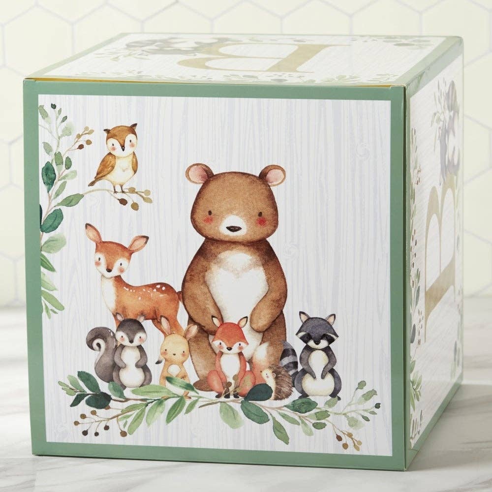 Kate Aspen - Woodland Baby Block Box (Set of 4)