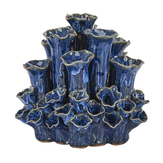 Continental Home - Royal Blue Coral Vase V146