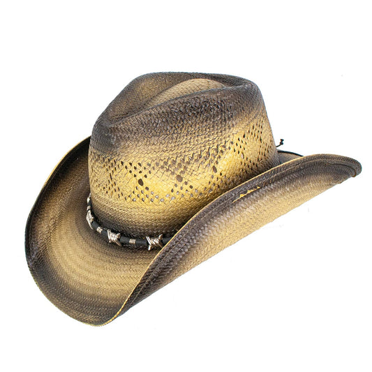 Peter Grimm - Atom Straw Western Cowboy Hat