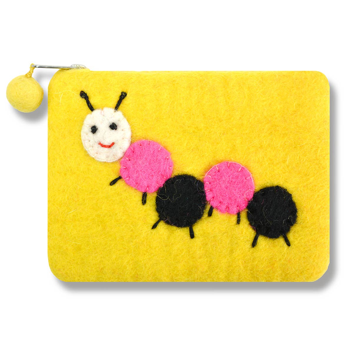 BNB Crafts Inc. - Caterpillar Design Zip Purse: Turquoise