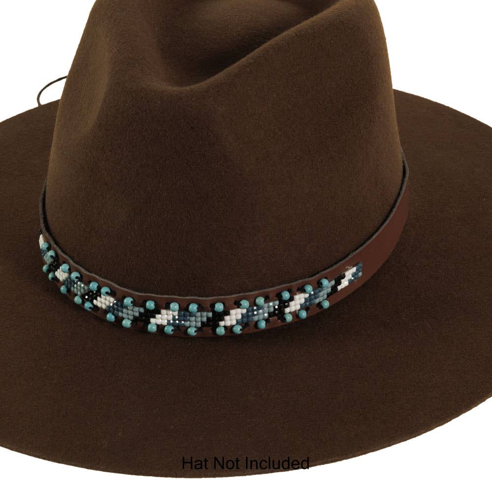 American Hat Makers - Beaded Hat Band - Style Kenya