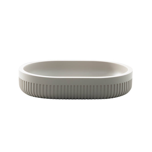 Moda at Home Enterprises, Ltd - Corbett Soap Dish Resin: Taupe