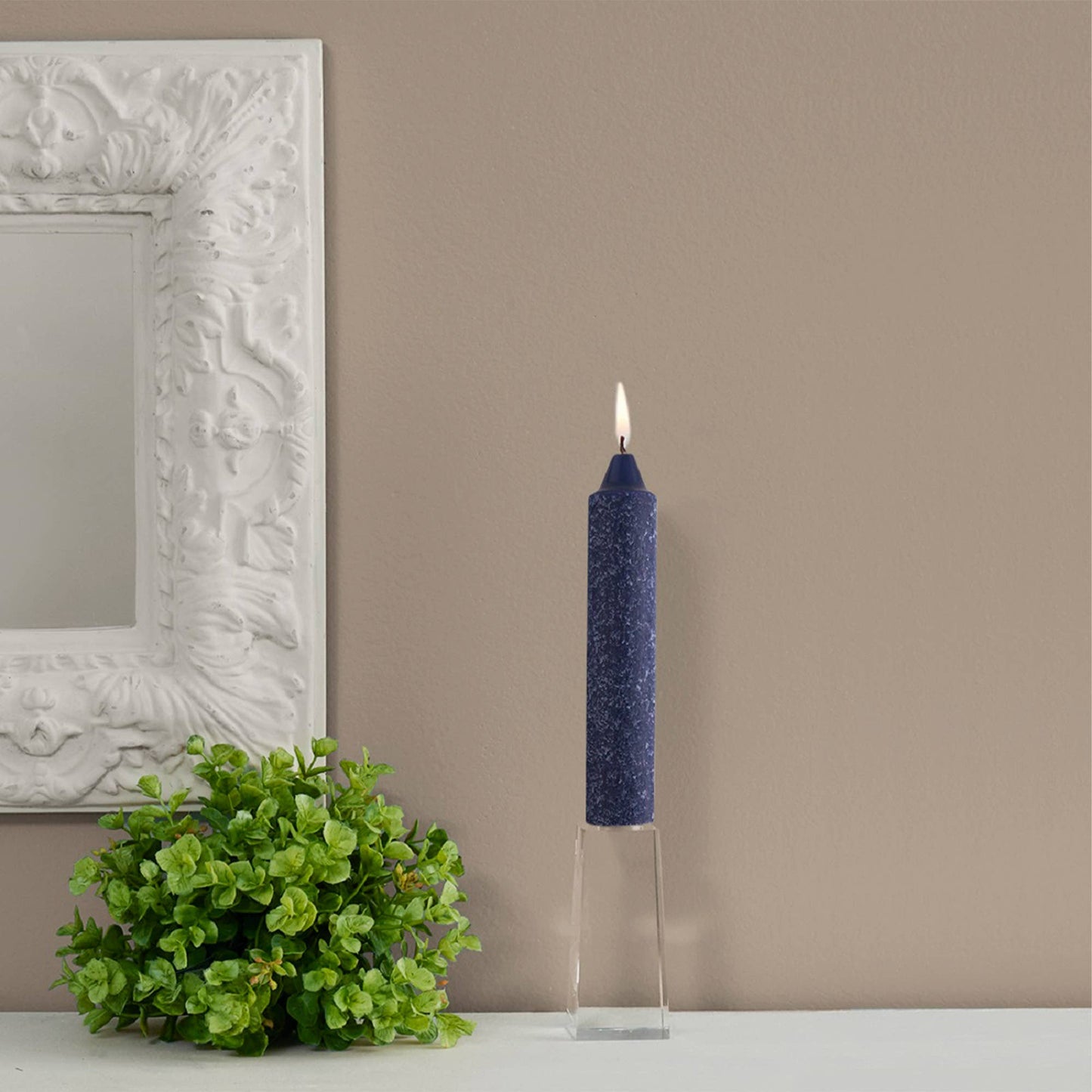 ROOT Candles - ROOT Timberline Collenette Taper Candles: Ivory / 7 inch