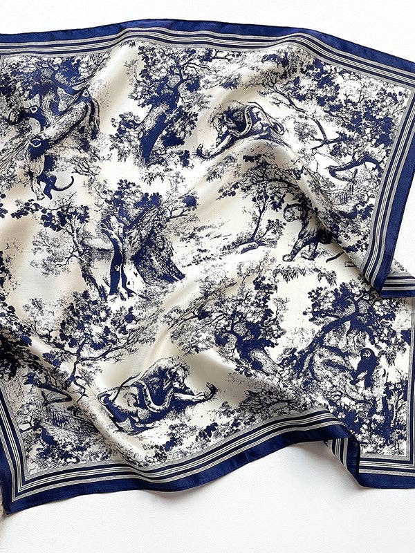 UZ Wholesale Store - Keep Warm Printed Shawl&Scarf: BLACK / One_size