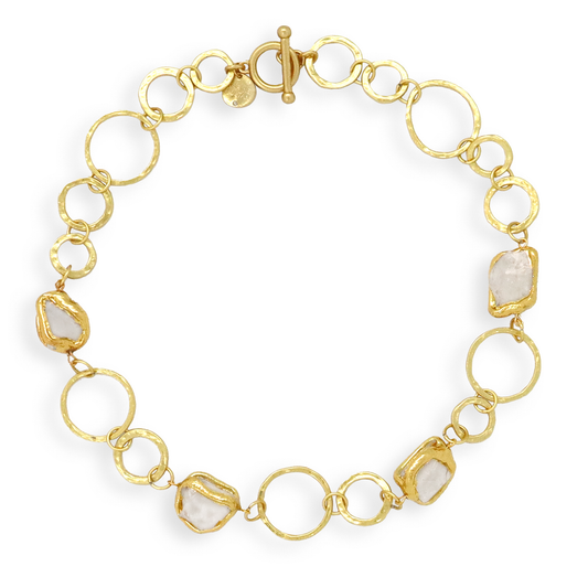 KARINE SULTAN - Clear Quartz Statement Necklace