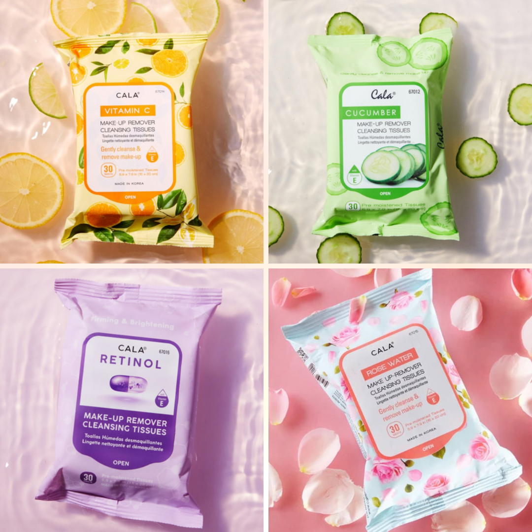 Best Beauty Group - Cala Makeup Remover Wipes Tissue Cleanser: Green Tea