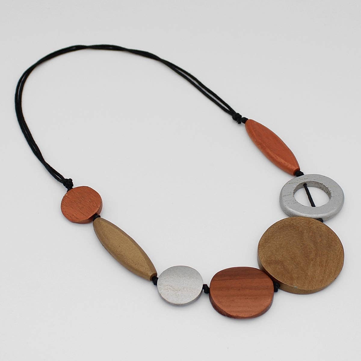Sylca Designs - Bronze Presley Wood Necklace