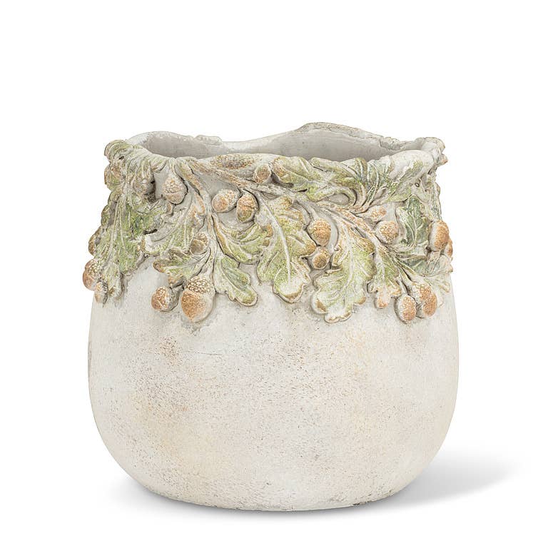 Abbott - Oak Leaves & Acorns Planter: Large