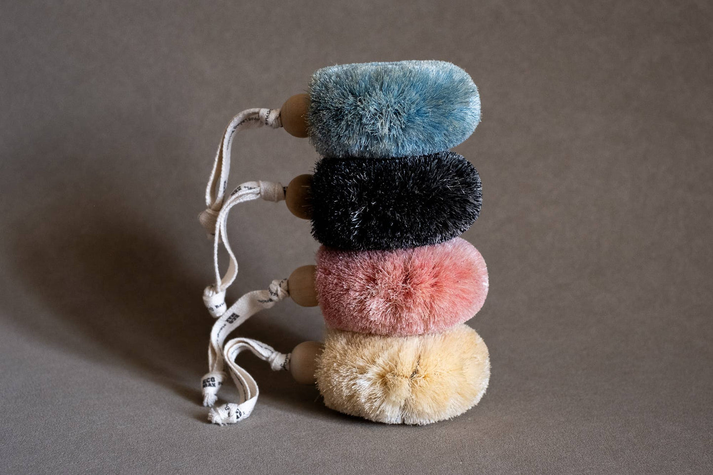 Ethical Global - Spa Shower Puff Body Brushes - Handmade - All Natural: Pink