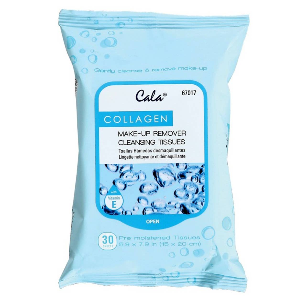 Best Beauty Group - Cala Makeup Remover Wipes Tissue Cleanser: Aloe Vera