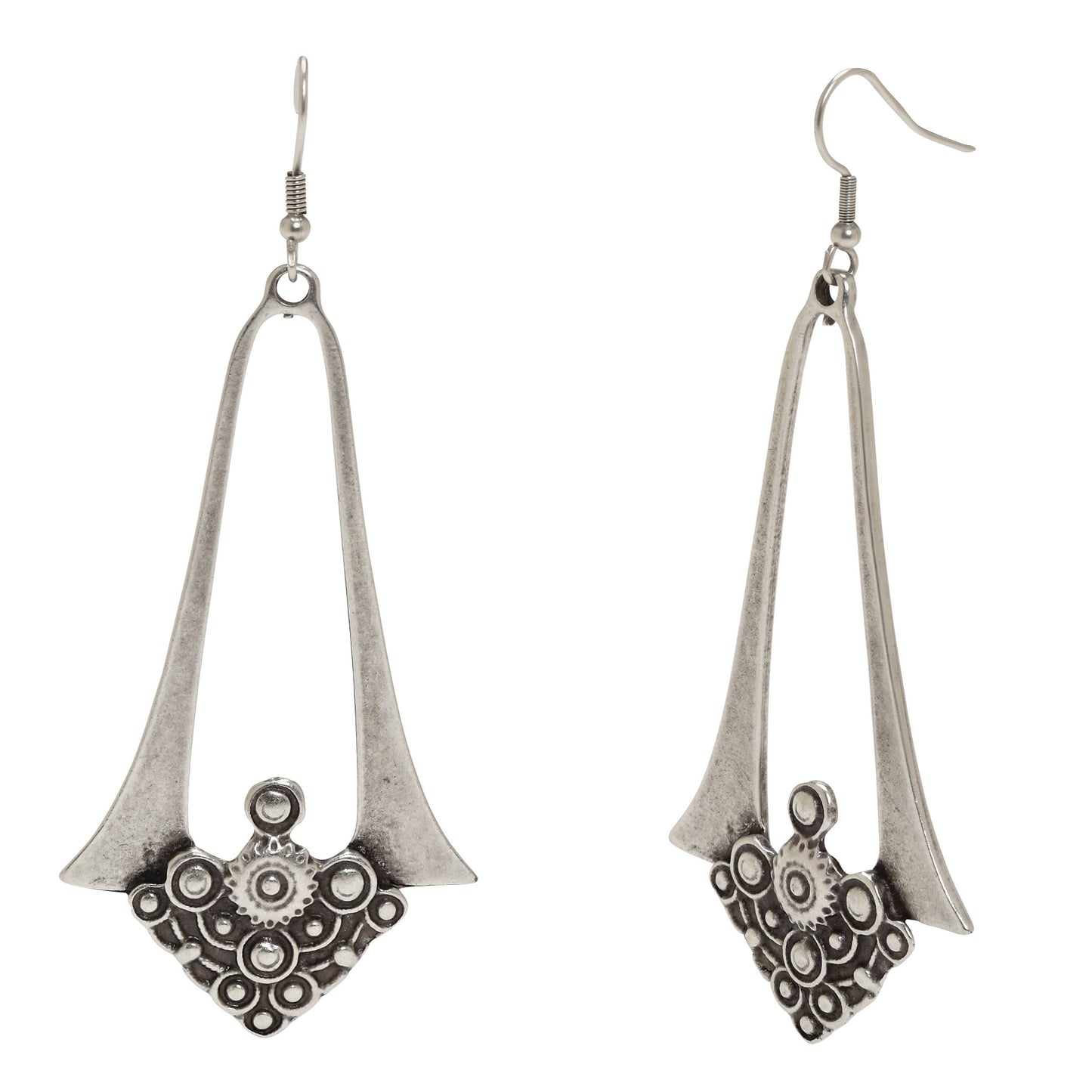 Chanour - Handmade Pewter Earrings - KU100