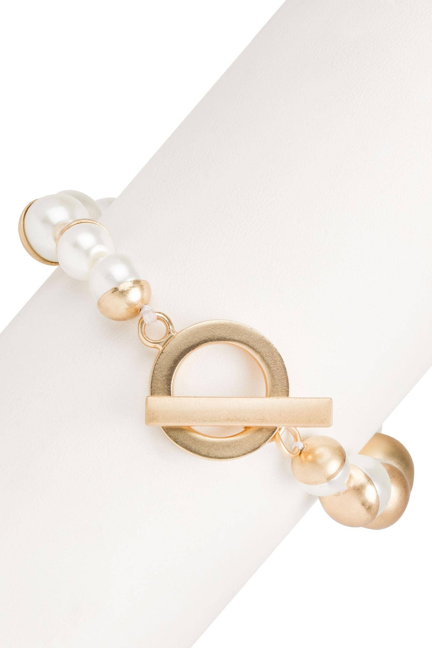 SAACHI - Single Moon Pearl Bracelet