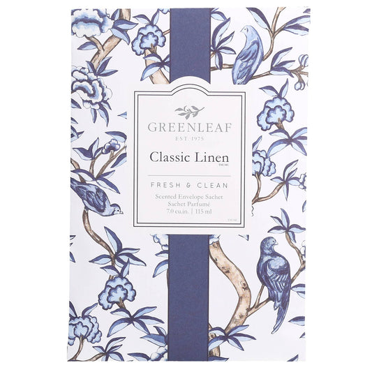 Greenleaf Gifts - Classic Linen Large Sachet 18 Pack | Americana Summer