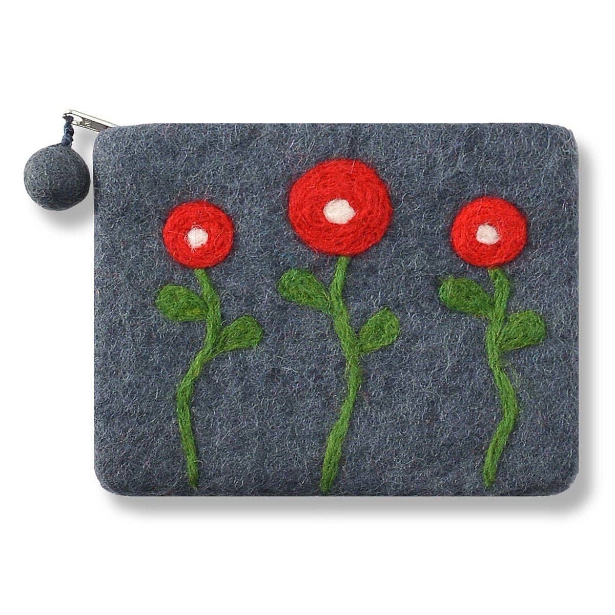 BNB Crafts Inc. - Three Needle Flower Coin Purse: Pink