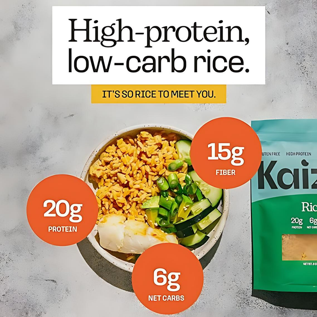 Kaizen Food Company - Rice 6g Net Carb High Protein - Gluten Free, Low Carb