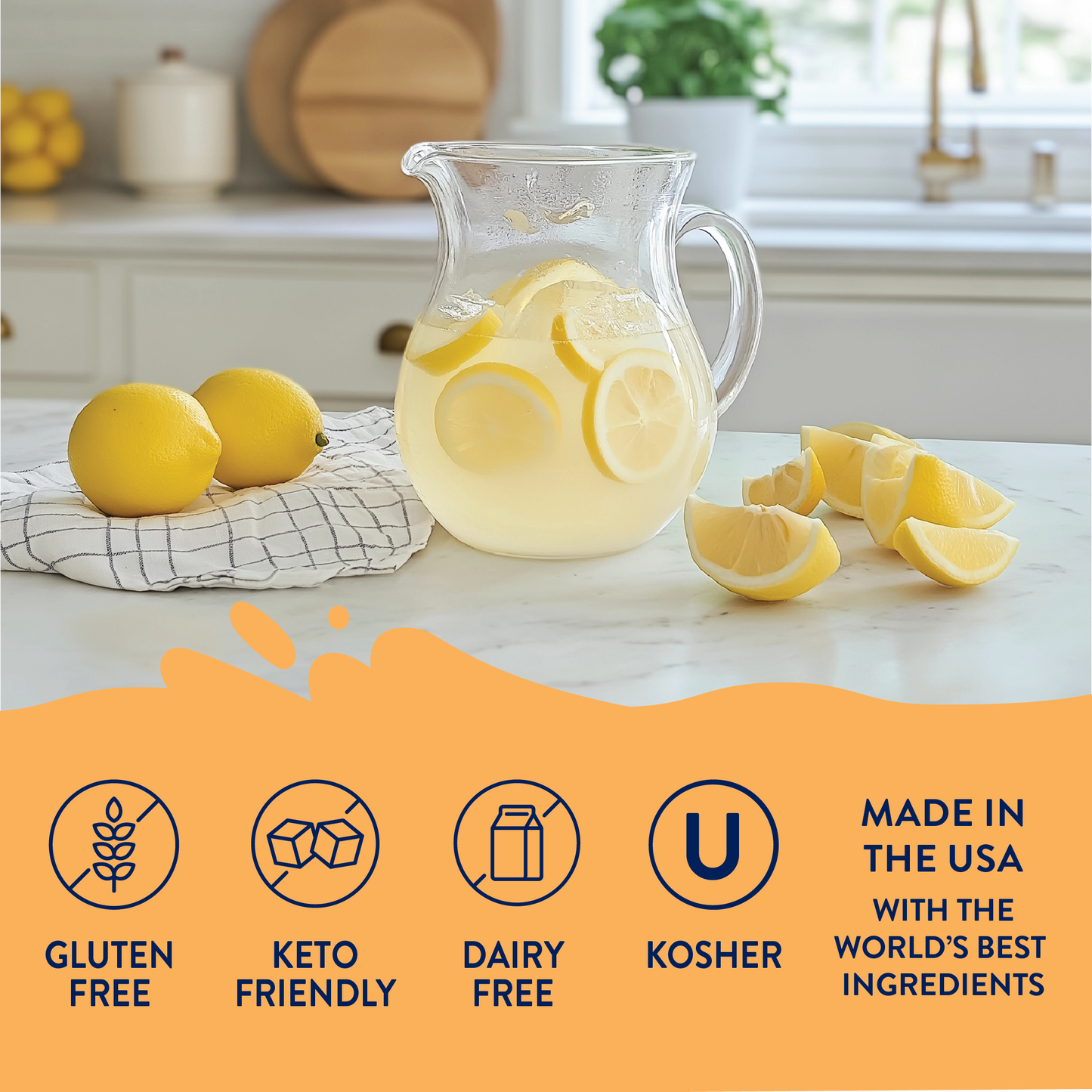 Jordan's Skinny Mixes - Sugar Free Lemonade Syrup Concentrate