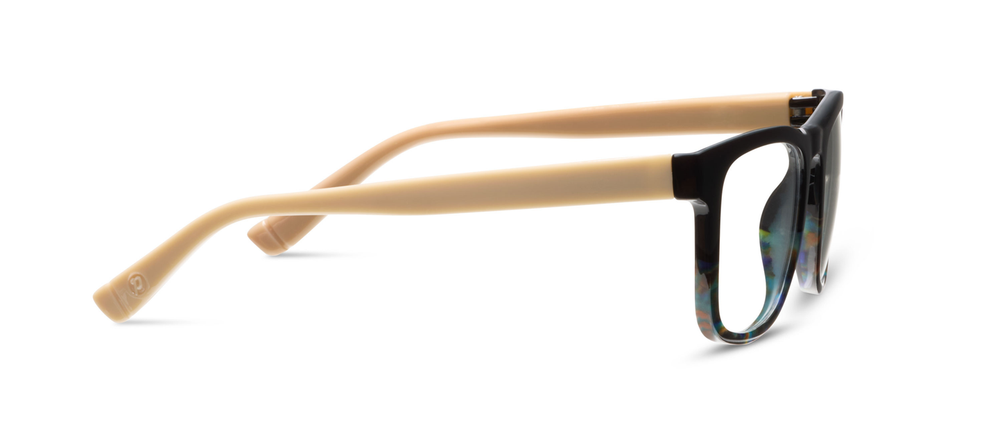 Peepers - Hall (Blue Light): Black/Cobalt Tortoise / Reading / 1.25