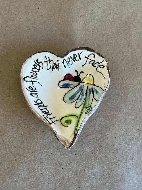 Heartfelt Traditions - Small Heart-Shaped Bowl  ("Ladybug" 2025 Spring-Summer Line)