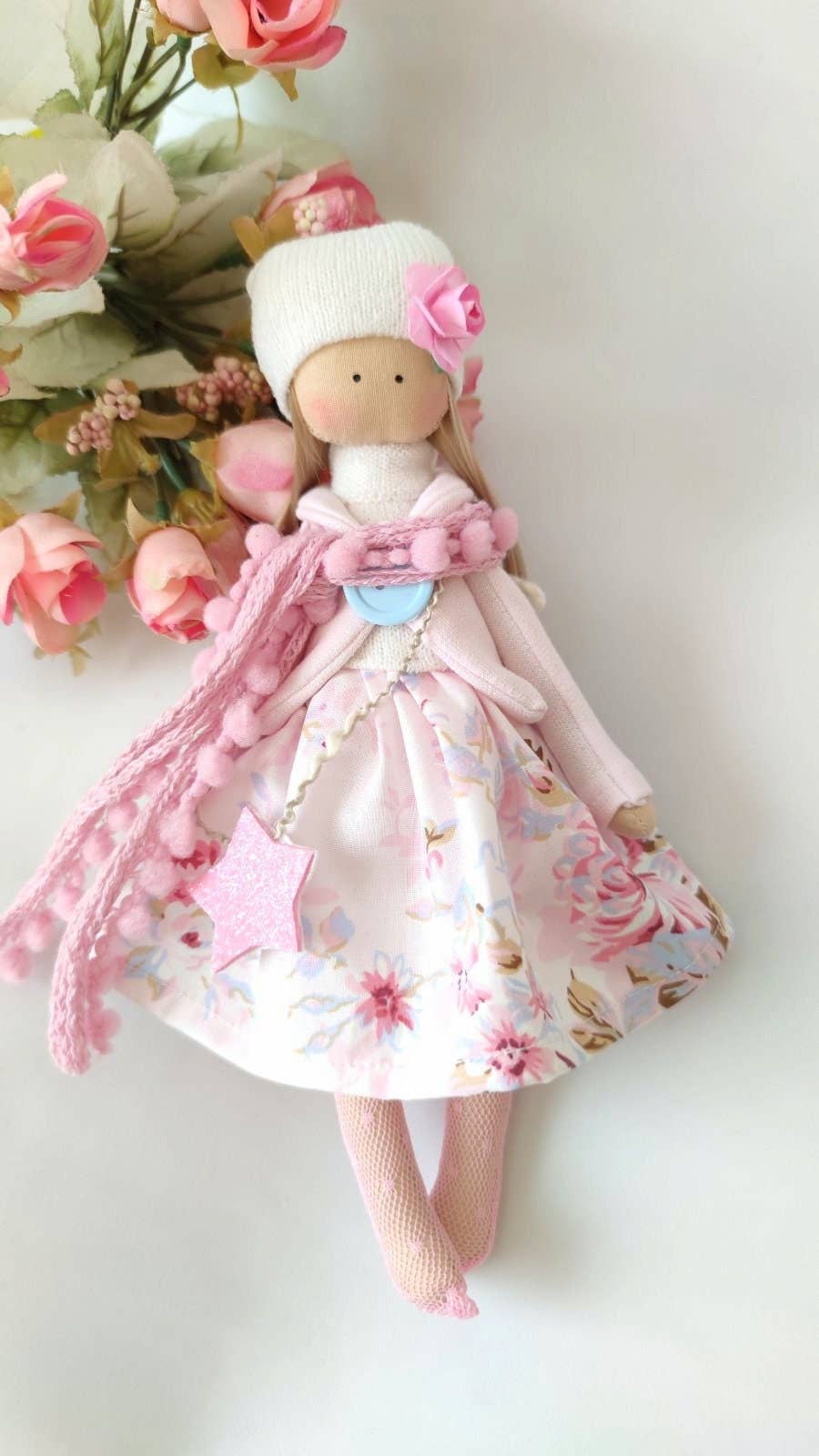 ChernikovaNataliya - Handmade Doll,Fabric Doll,Rag Doll,Girl Gift,Softie Doll,Collectible Dolls ,Doll Cotton,Interior Doll,Stuffed Doll,Heirloom Cloth Doll