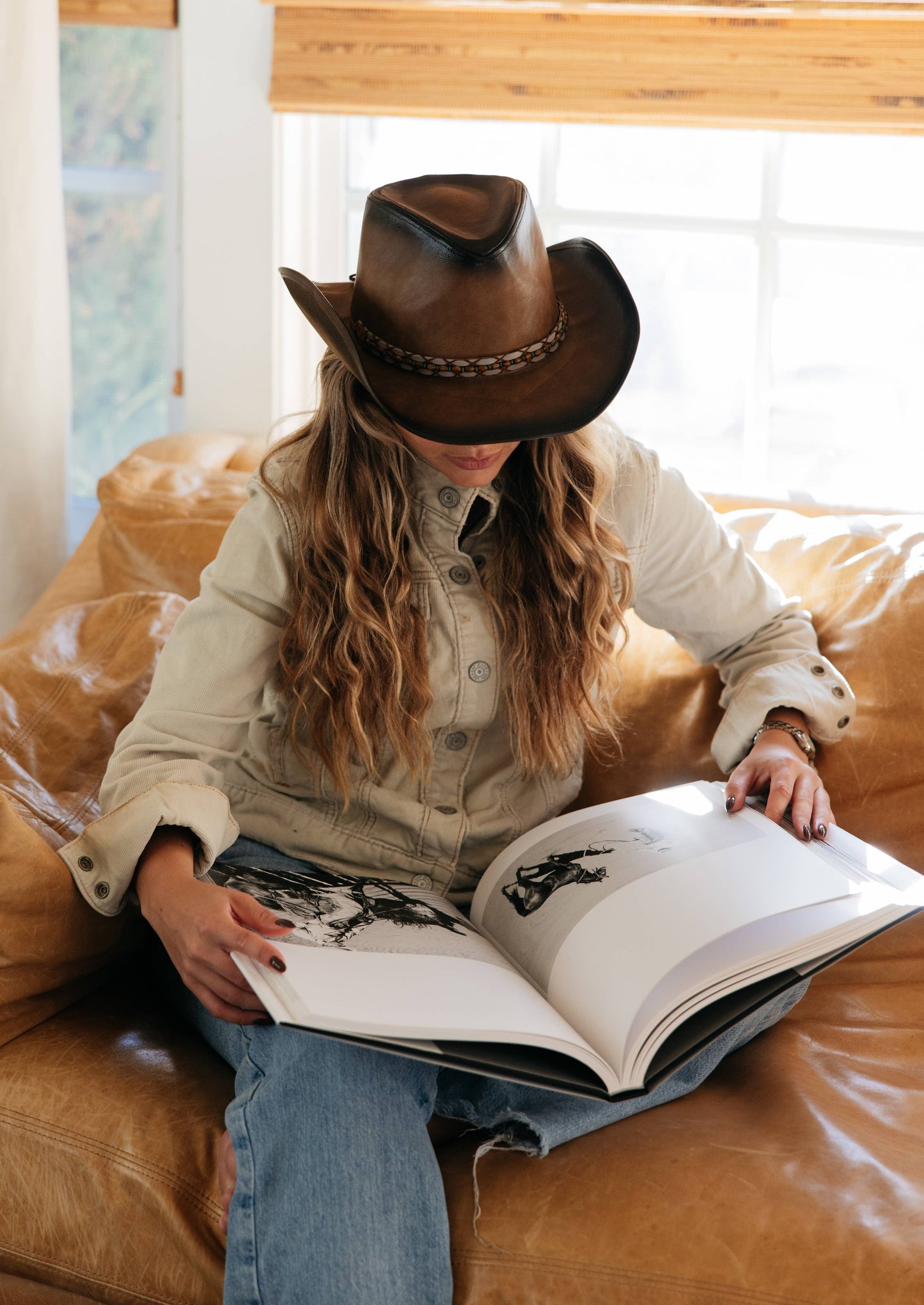 Peter Grimm - Antelope Faux Leather Artisan Band Hat