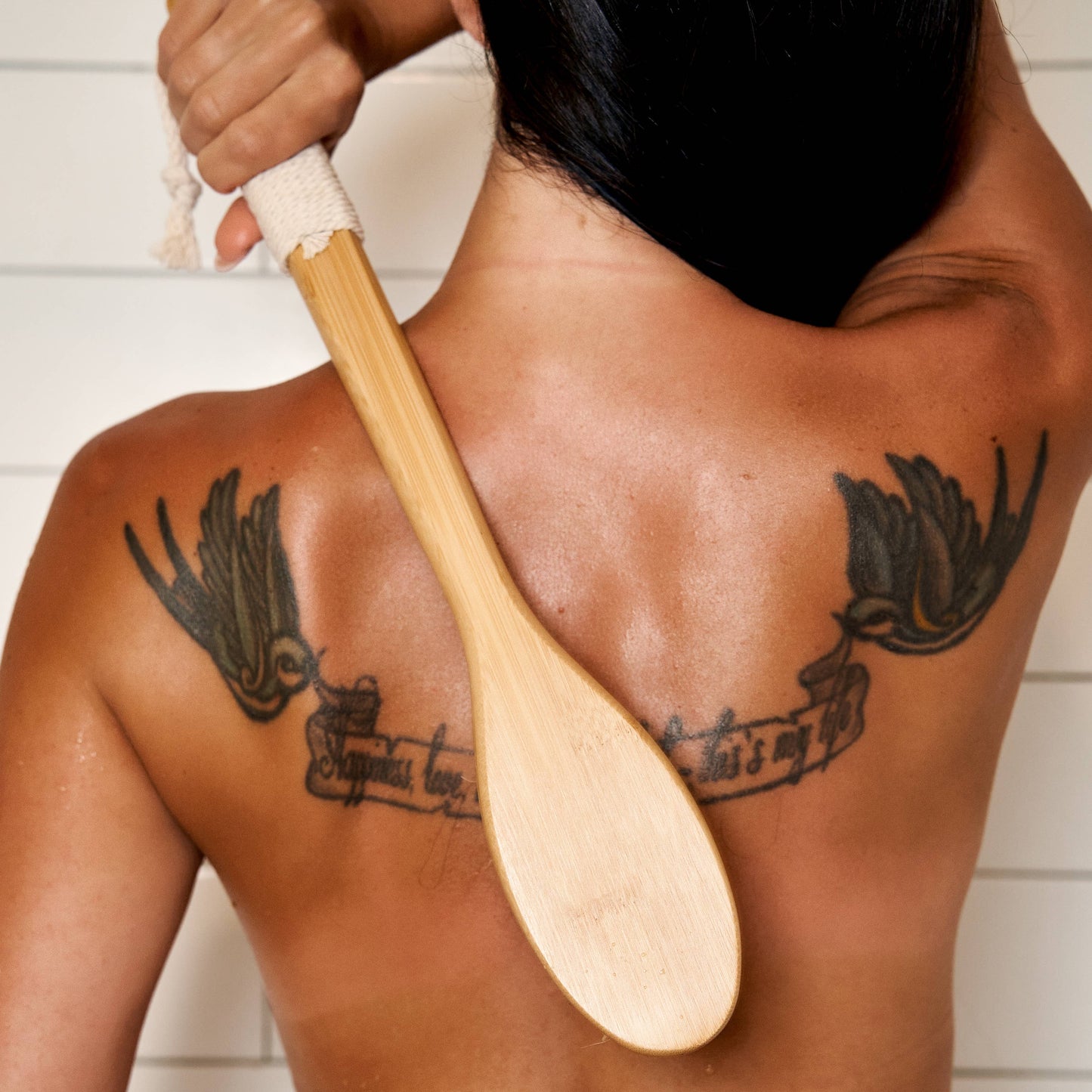 Bamboo Switch - Bamboo Dry Brush | Curved | Skincare Bestseller | Holiday