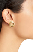 Load image into Gallery viewer, KARINE SULTAN - Swirl clip on earring: Gold