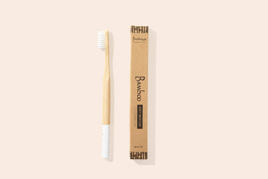 Bamboo Switch - Adult Bamboo Toothbrush | Earth Day Bestseller: White