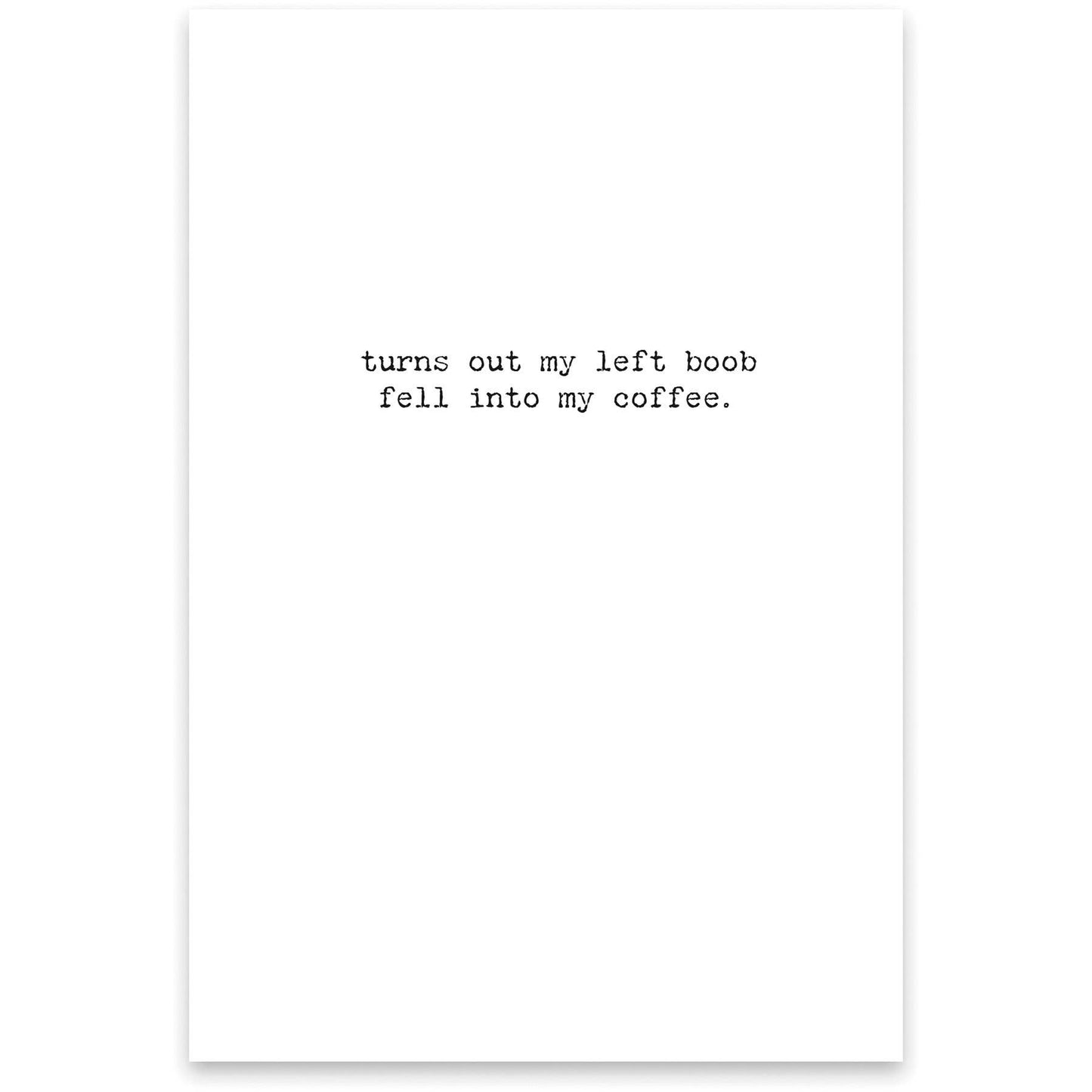 Primitives by Kathy - My Coffee Greeting Card