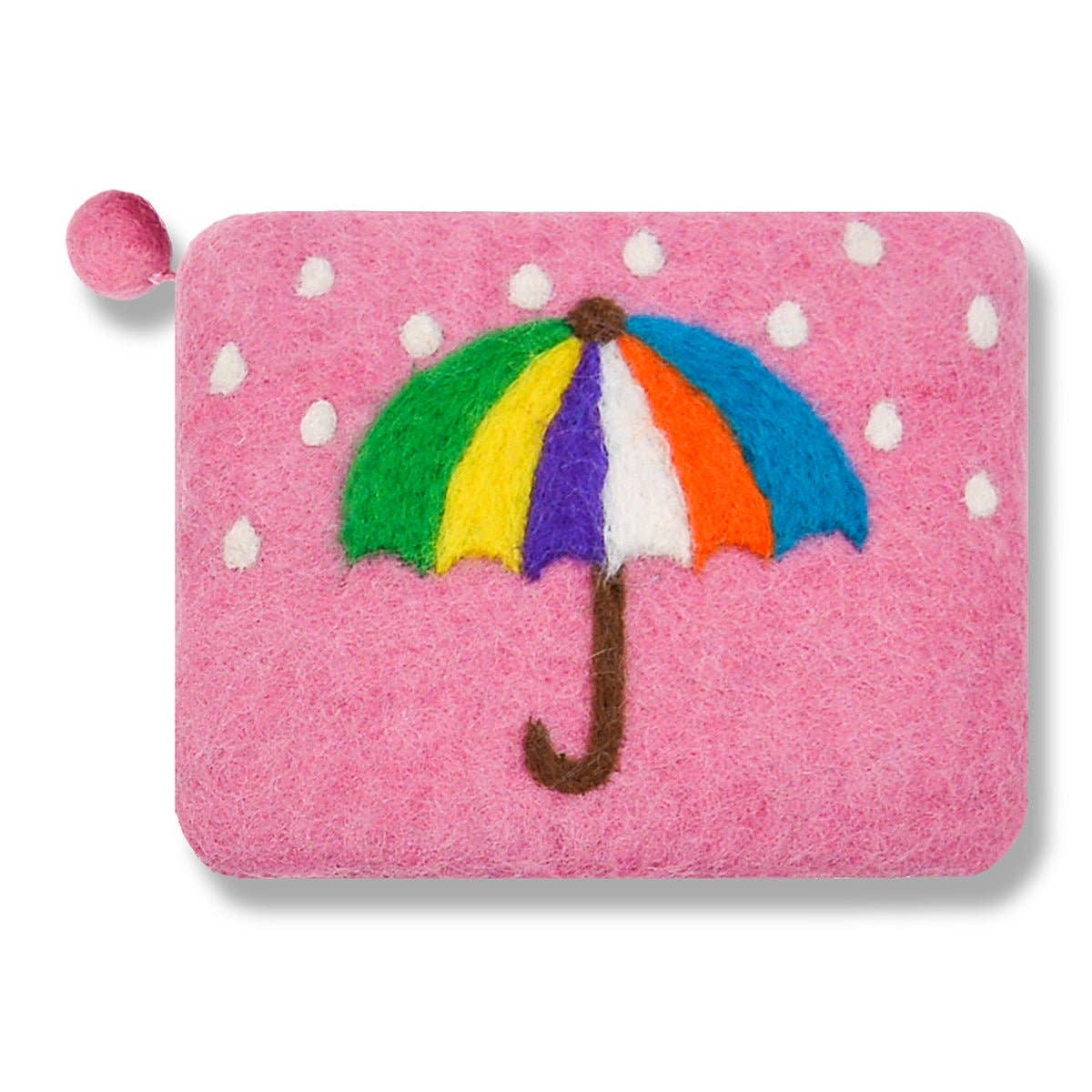BNB Crafts Inc. - Umbrella Design Coin Purse: Green