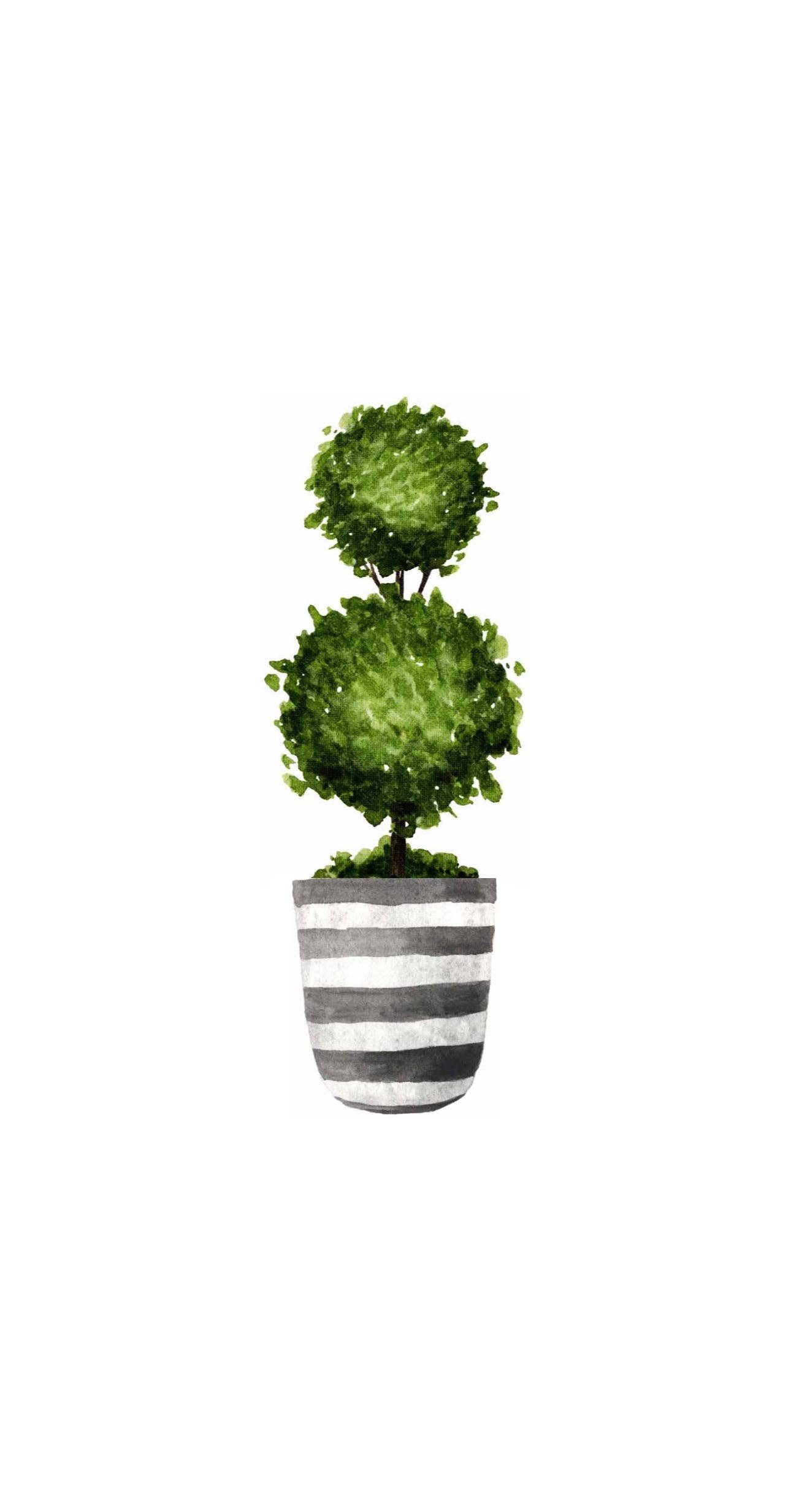 Altoonastore - Topiary Design - Printed Guest Towel