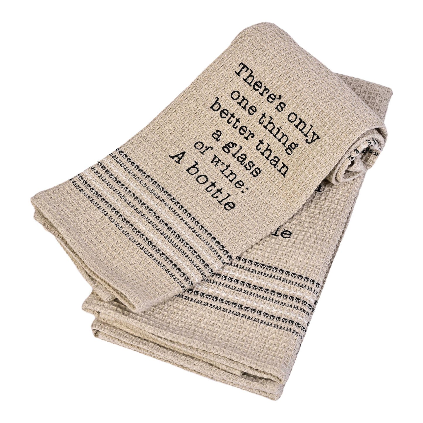 Mona B. - A BOTTLE Of Dishtowel - Set Of 2 Tea Towels