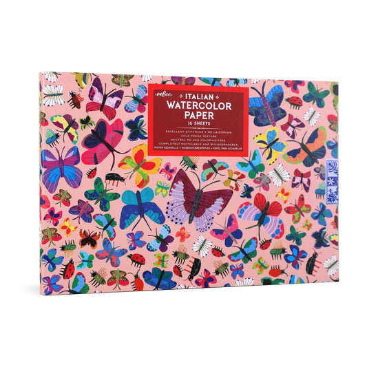 eeBoo - Butterflies Watercolor Pad