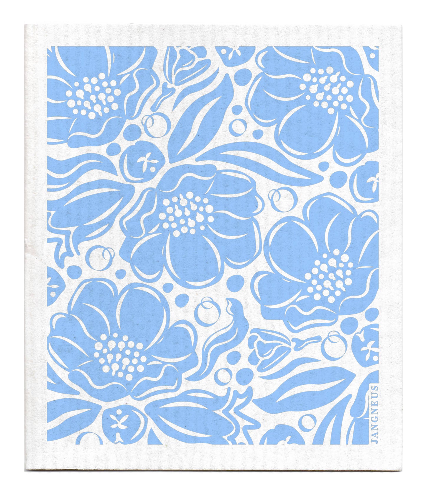 Jangneus - Swedish Dishcloth - Flora - Blue