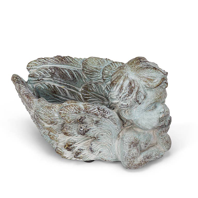 Abbott - Resting Cherub Planter-7"L
