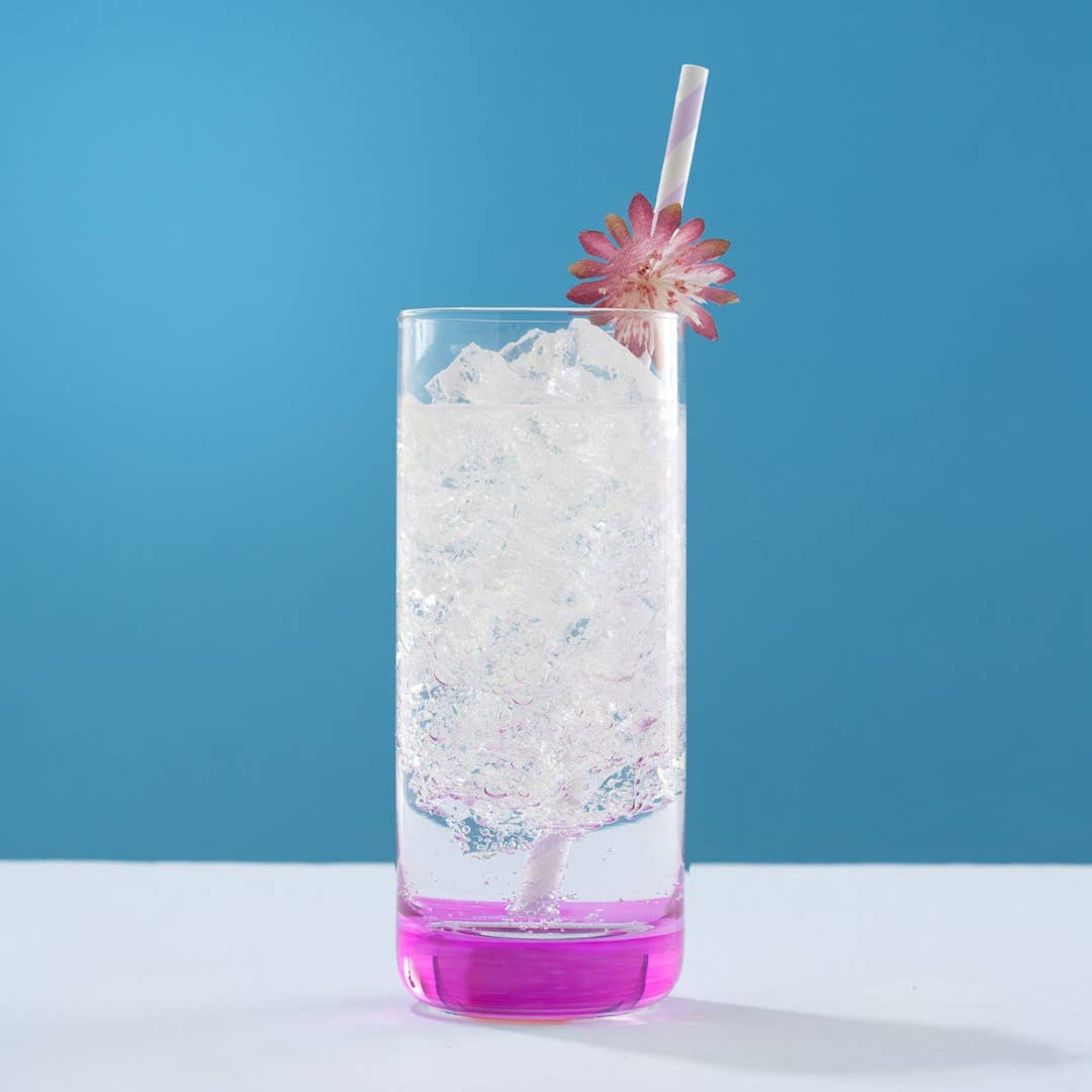 JoyJolt - JoyJolt Hue Colored Highball Drinking Glasses - Set of 6