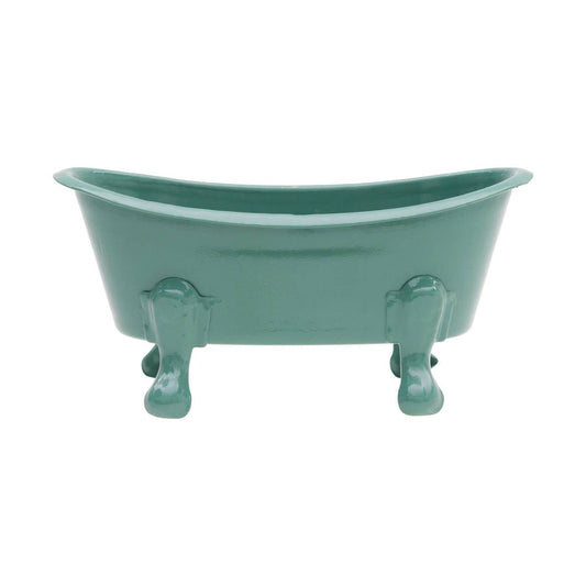 Foreside Home & Garden - Mini Bathtub Planter Soap Dish Sage