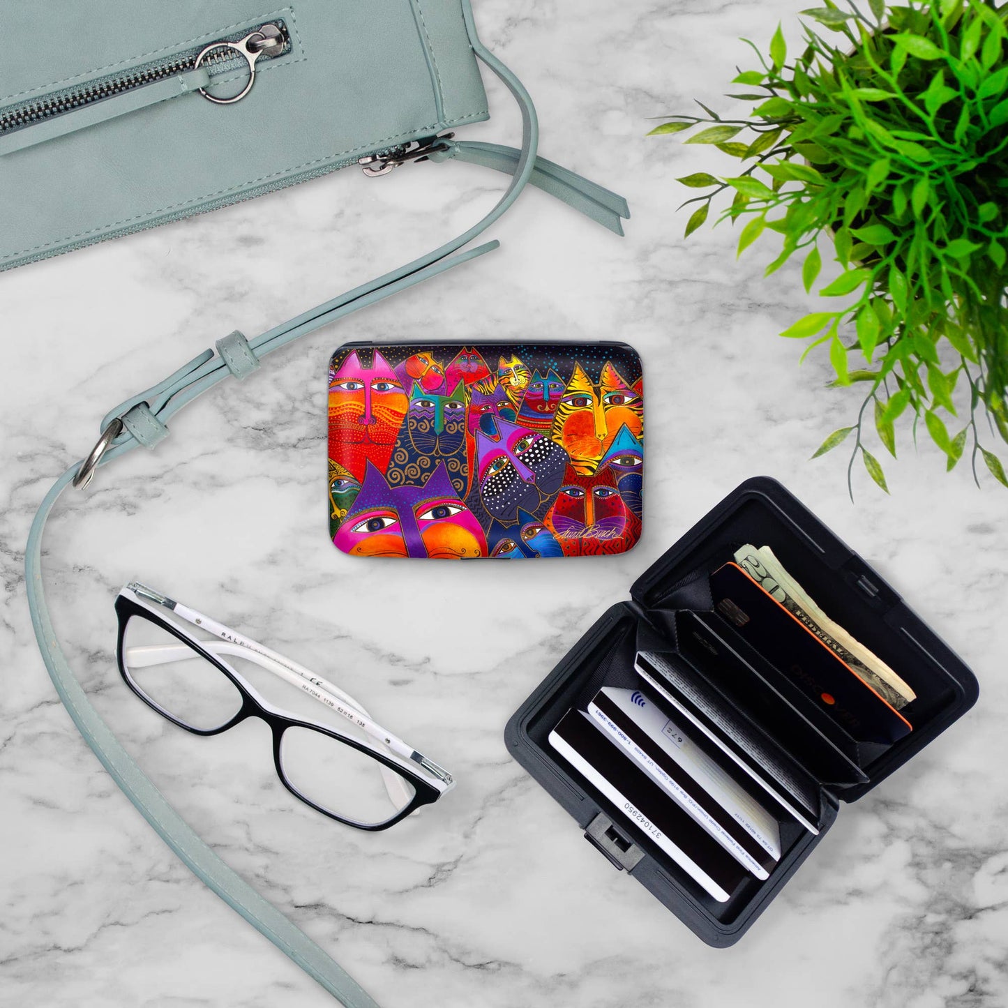 Monarque - Laurel Burch Fantasticats Armored Wallet