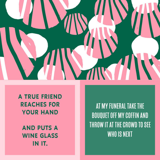 Drinks on Me - Napkin: True Friend/Funeral