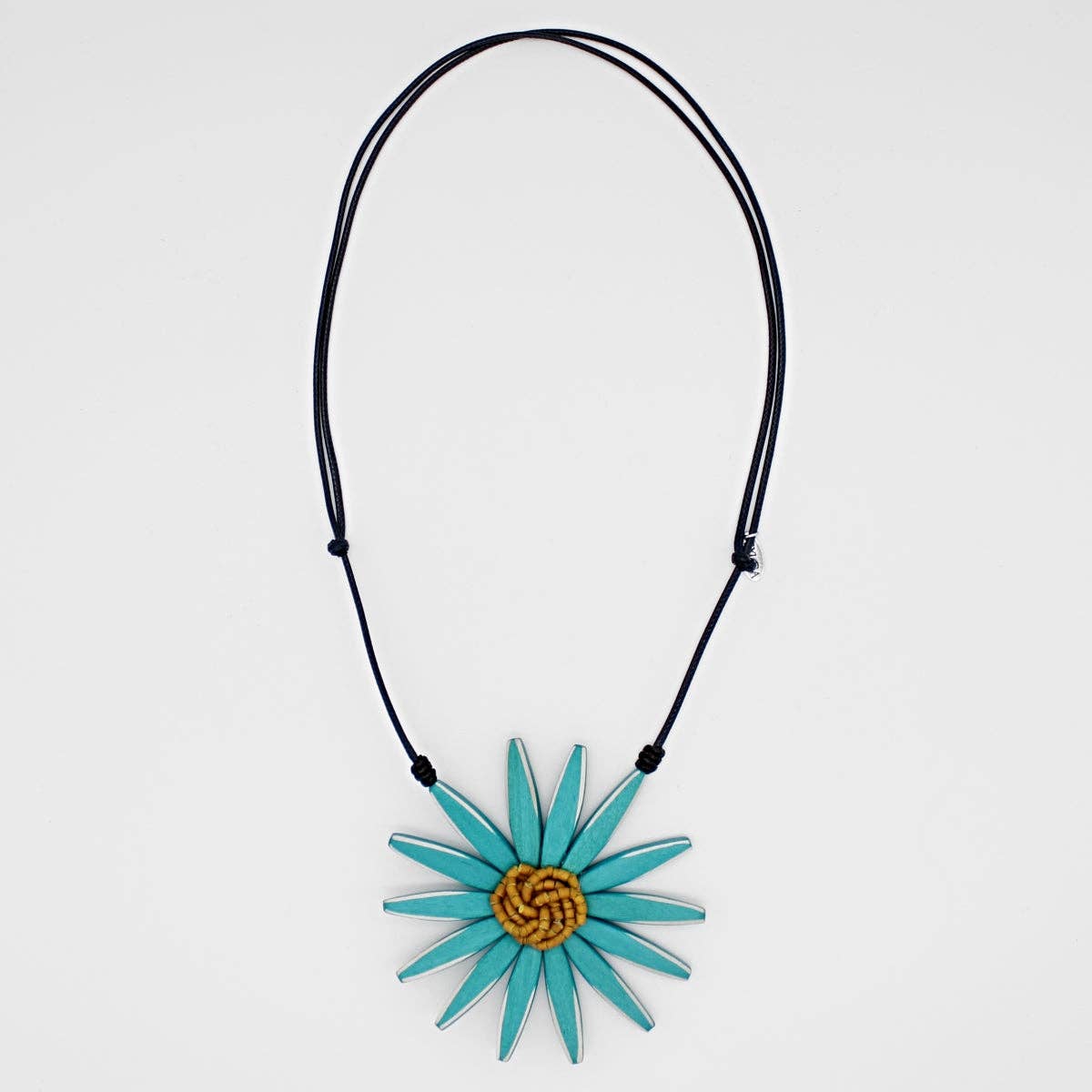 Sylca Designs - Teal Amaya Flower Statement Necklace