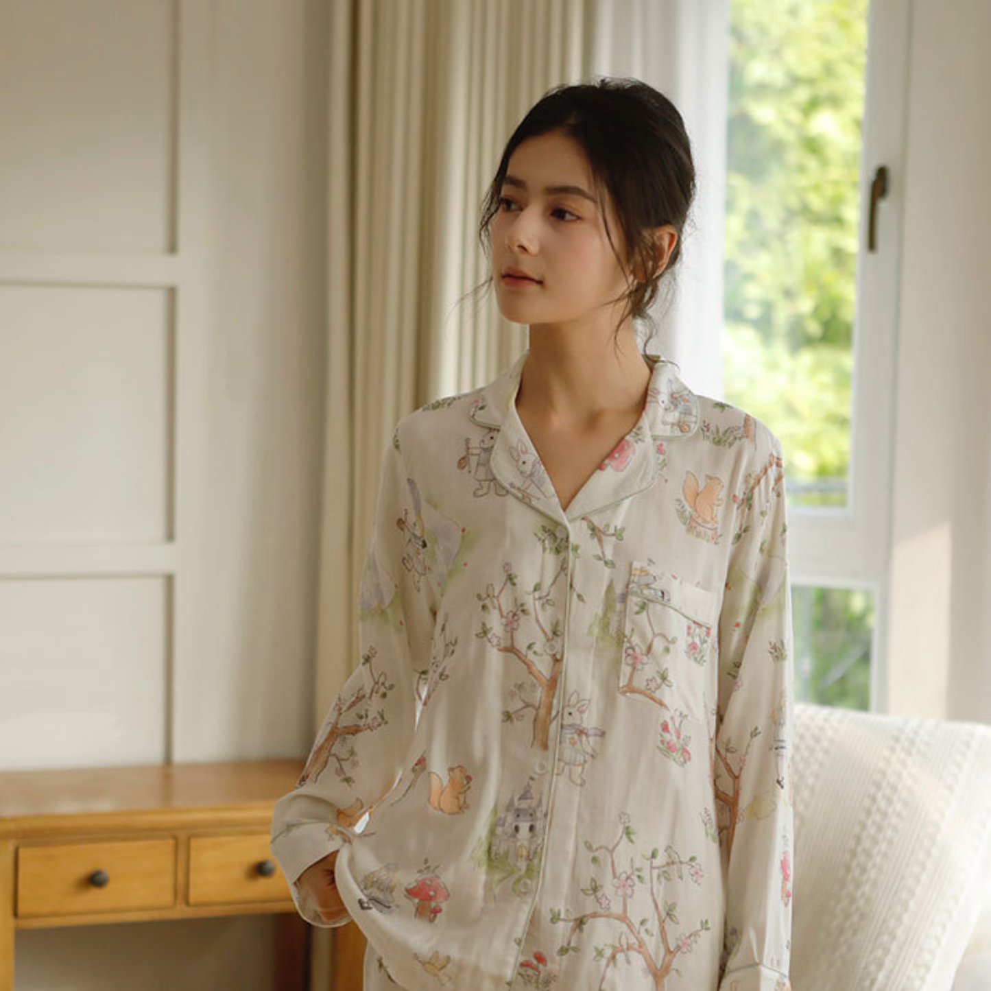 DrifWoo - Spring Breeze Pajama Set – Soft, Breathable & Relaxed Fit: XL