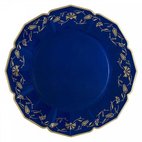 Eid Creations - Iznik Floral Cobalt Dinner Plates