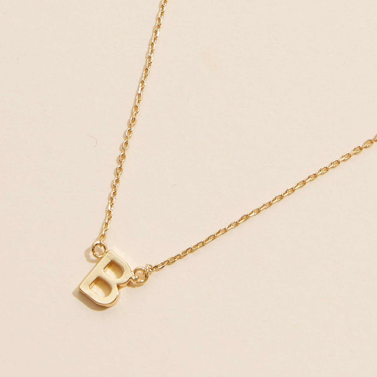 Lilla Haven - 16 Pack of Initial Metal Letter Charm Gold Dip Necklace: 16ASST / One / 4BN12010