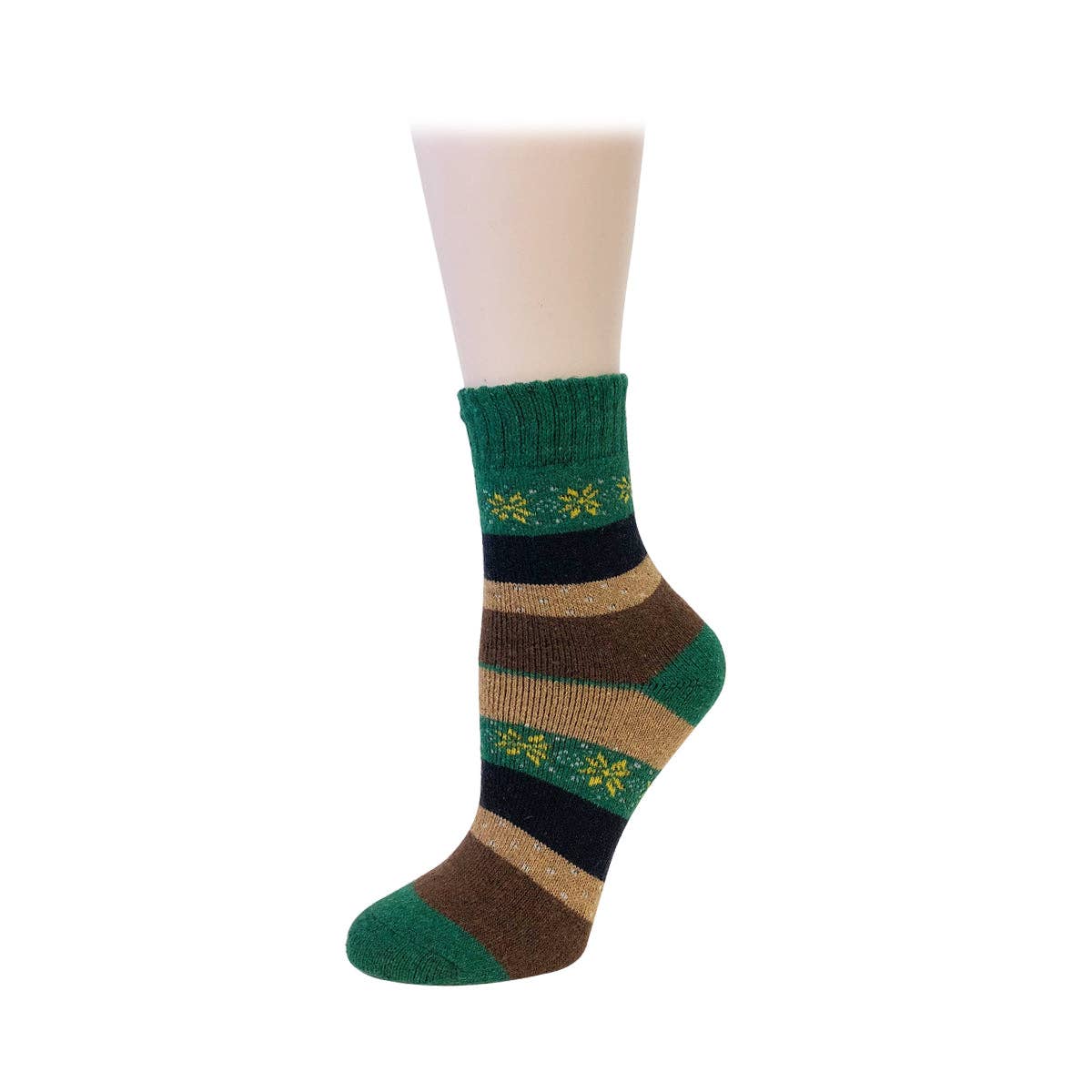 Wrapables.com - Wrapables Women's Thick Winter Warm Wool Socks (Set of 5): Boho